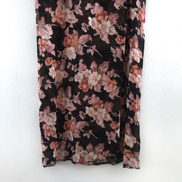 FOR LOVE & LEMONS Autumn Maxi Dress Midnight Floral Size Small - Picture 9 of 13